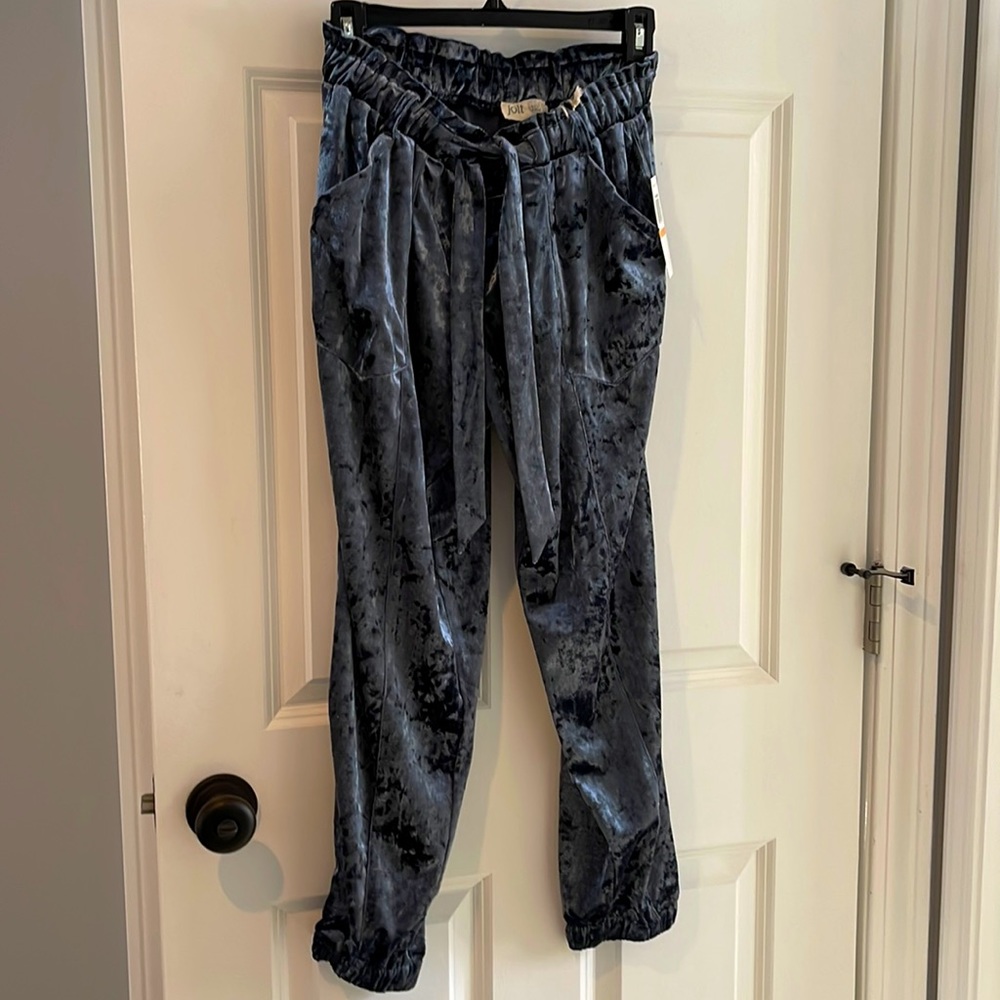 Velvet joggers